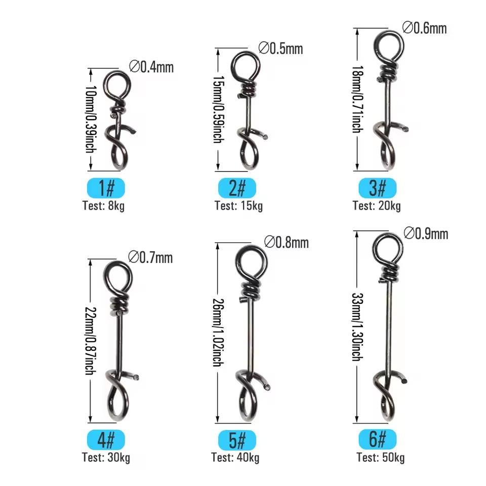 50PCS 10mm ~ 33mm Stainless St - đánh giá và giá Fishing Equipment Cheap