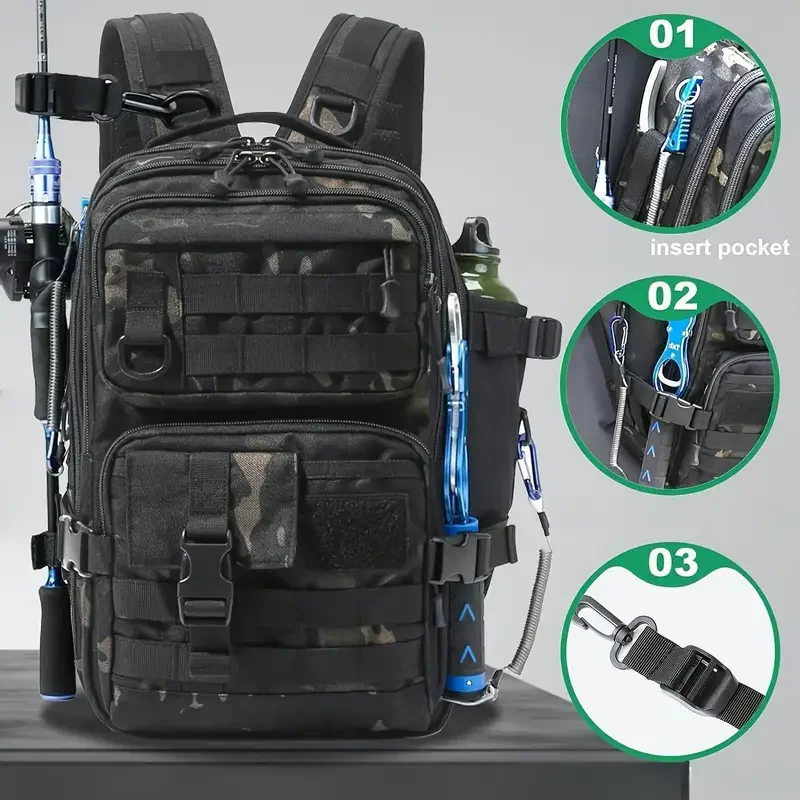 1000D Nylon Waterproof Fishing - đánh giá và giá Fishing Equipment Bag
