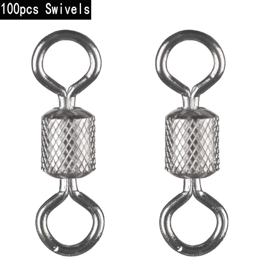 100 Cái Câu Cá Xoay Vòng Bi Xo - đánh giá và giá Fishing Equipment Cheap