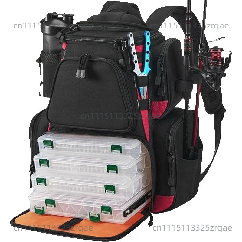 Fishing Gear Backpack with Lar - đánh giá và giá Fishing Equipment Bag