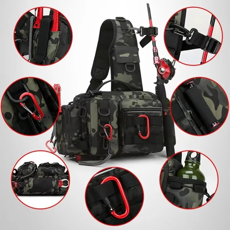 Outdoor Tactical Camping Climb - đánh giá và giá Fishing Equipment Bag