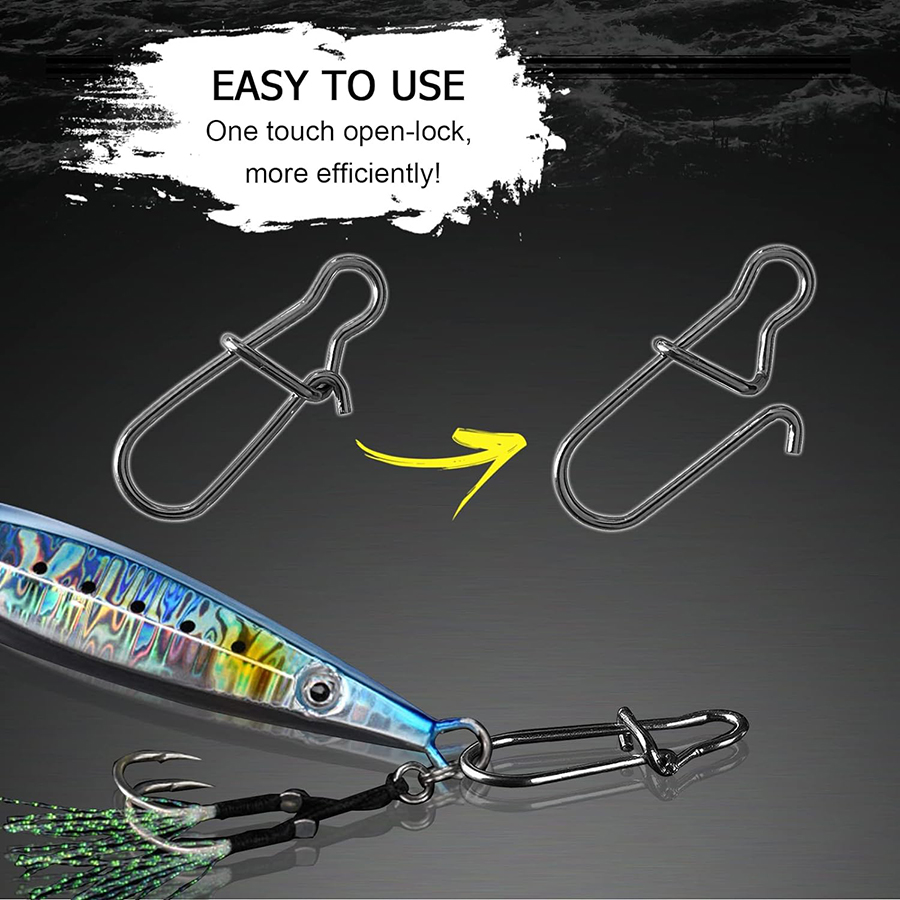 50 Cái Khóa Nhanh Mồi Giả Cran - đánh giá và giá Fishing Equipment Carp