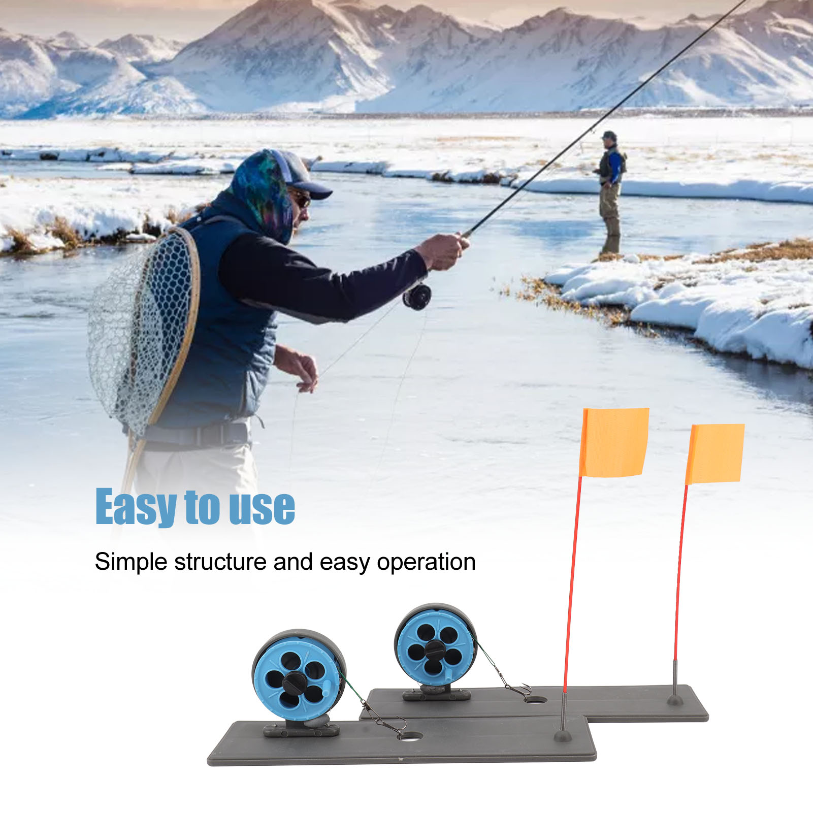 2pcs Ice Fishing Flag Marker R - đánh giá và giá Ice Fishing Tip Up