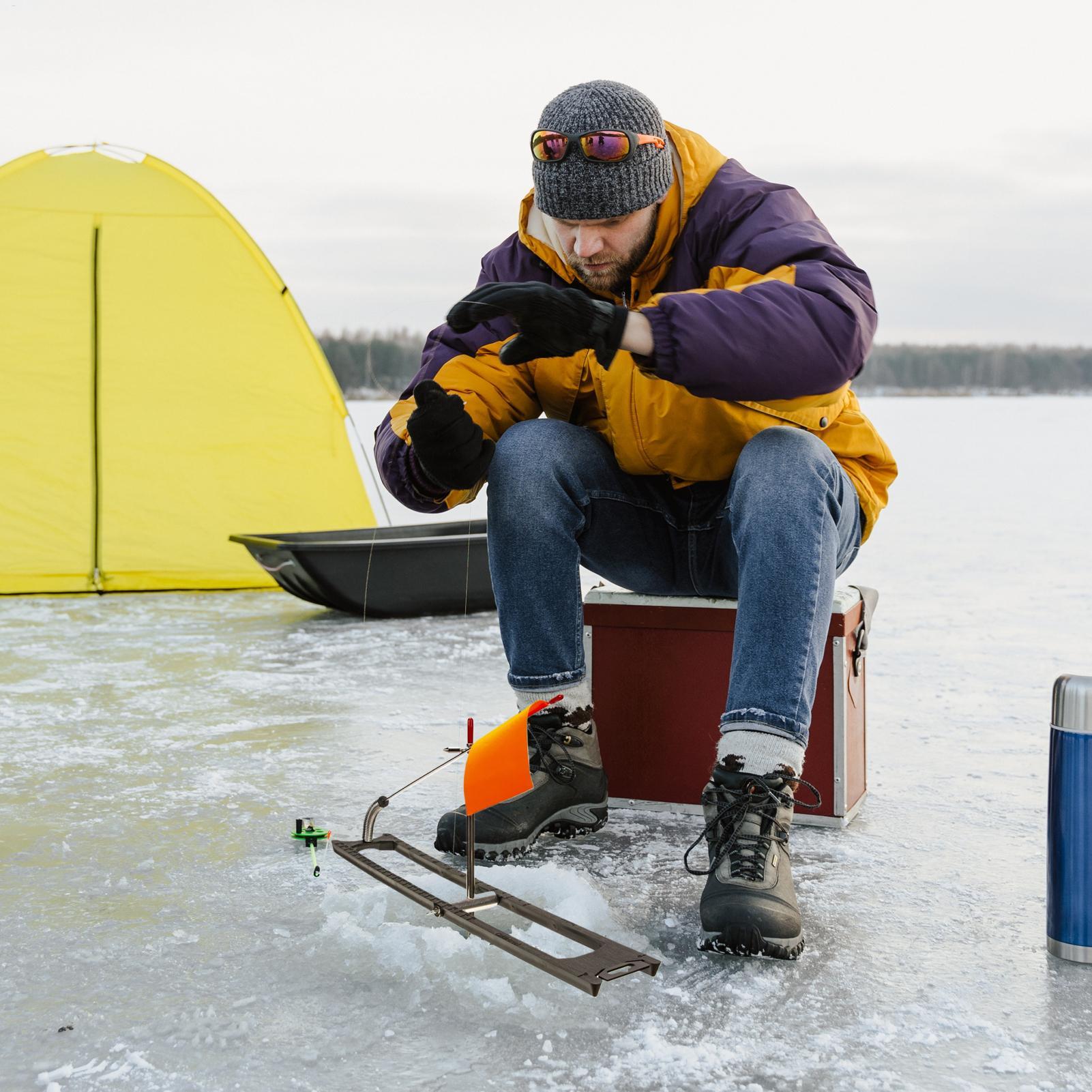 Ice Fishing Tip Up Flags Angle - đánh giá và giá Ice Fishing Tip Up